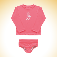 CONJUNTO CROPPED KIDS NEON DIA LINDO DE SOL - comprar online