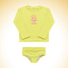 CONJUNTO CROPPED KIDS NEON DIA LINDO DE SOL