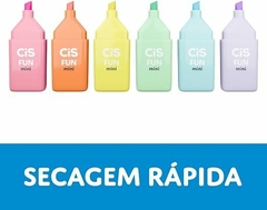 Marca Texto Fun Mini CIS - Estojo com 6 cores Pastel na internet