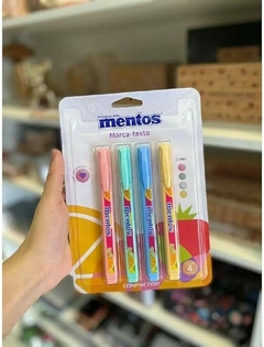 Marca Texto Mentos Com Cheirinho 4 Cores Compactor na internet