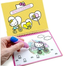 LIVRO DE COLORIR COM ÁGUA - HELLO KITTY na internet