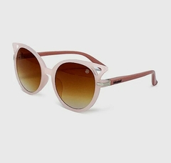 Óculos de Sol Infantil Acetato com Proteção UV400 Teen Cat Rosa Nude - comprar online