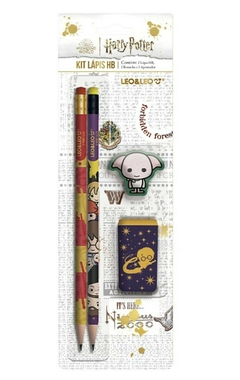 Kit Escolar Lápis Hb - Harry Potter (Blister C/ 2 Lápis / 1 Apontador/ 1 Borracha) - (cópia)