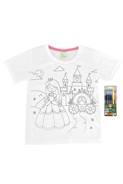 CAMISETA PARA COLORIR LAVÁVEL