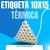 50 Rolos Etiqueta 10x15 100x150 Térmica Zebra Elgin Embalagem E-commerce