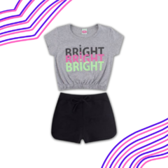 Conjunto Teen Feminino - Bright. - Adocicado Moda Infantil - Conjunto infantil e juvenil de qualidade e preço baixo você encontra aqui.