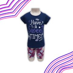 Conjunto Teen Feminino - Sweet time!