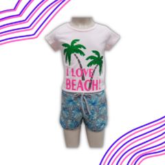 Conjunto Teen Feminino - I love beach