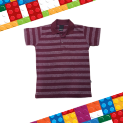 Camisa Polo Teen Menino - Bordeaux