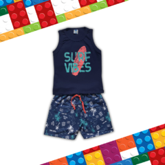 Conjunto Infantil Menino - Surf Vibes - Adocicado Moda Infantil - Conjunto infantil e juvenil de qualidade e preço baixo você encontra aqui.