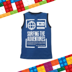 Camiseta Regata Infantil Menino - Surfing the Adventures - comprar online