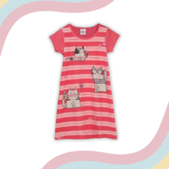 Vestido Infantil Menina - Meow - comprar online