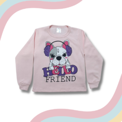 Conjunto menina infantil - Hello Friend - comprar online