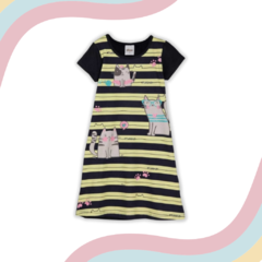 Vestido Infantil Menina - Meow