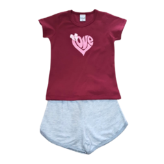 Conjunto Infantil Menina - Love