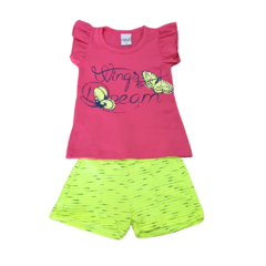 Conjunto Infantil Menina - Wings to Dream - Adocicado Moda Infantil - Conjunto infantil e juvenil de qualidade e preço baixo você encontra aqui.