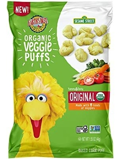 Organic veggie puffs