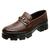 Sapato Feminino Mocassim Oxford Solado Tratorado Metal - comprar online