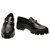 Sapato Feminino Mocassim Oxford Solado Tratorado Metal