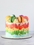 Rainbow cake.