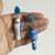 aretes chara azul