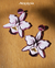 aretes de orquidea cattleya - Sinestesia Handmade