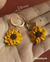 aretes girasoles