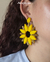 aretes girasoles