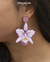 aretes de orquidea cattleya