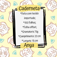 Caderneta Spy x Family Anya - 100 Folhas