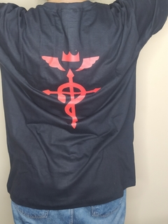 Camiseta Fullmetal Alchemist Ed e Al - Unissex - comprar online