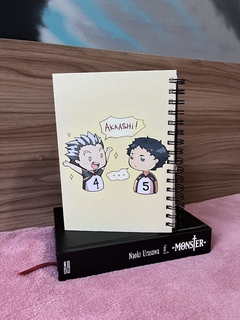 Sketchbook Argolado Haikyuu!! Fukurodani- 80 Folhas - comprar online
