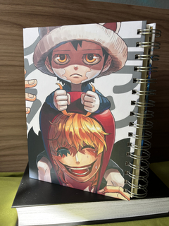 Sketchbook Argolado One Piece Law - 80 Folhas - comprar online