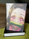 Caderno Argolado Universitário Kimetsu no Yaiba Nezuko - 100 folhas