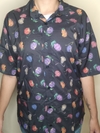 Camisa de Botão One Piece Akuma no Mi - Unissex
