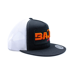 BAJA RACING CAP BLACK/WHITE FLAT - buy online