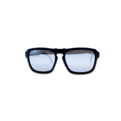 FMF ELMER SUNGLASSES - MATTE BLACK / SILVER MIR LENS - buy online