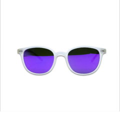 SUNGLASSES FMF SPARK MATTE CRYS LIGHT GREY-PURPLE MIR LENS - buy online