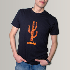 CAMISETA CACTUS NARANJA BAJA