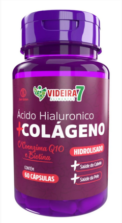 Ácido Hialurônico+Colágeno+Q 10 E Biotina 60 Caps - Videira7