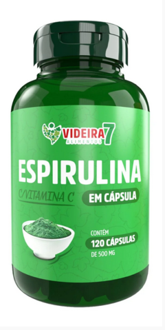 Espirulina C/ Vit. C 500 Mg 120 Caps - Videira7