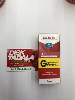 Tadalafila 20mg 4Cps - 50 Caixas - loja online