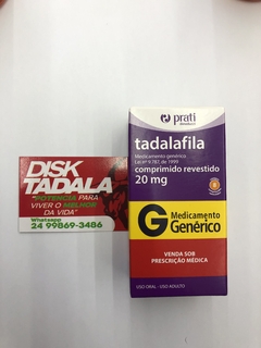 Tadalafila 20mg 4Cps - 50 Caixas - SaúdeNutri