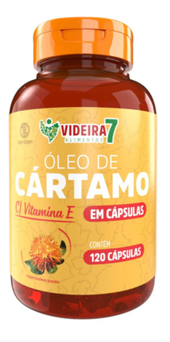 Óleo De Cártamo C/Vit E 1000 Mg 120 Caps - Videira7