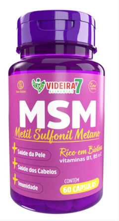 Msm Metil Sulfonil Metano 60 Caps - Videira7