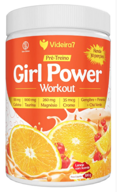 Pré Treino Girl Power Laranja/Acerola 300g