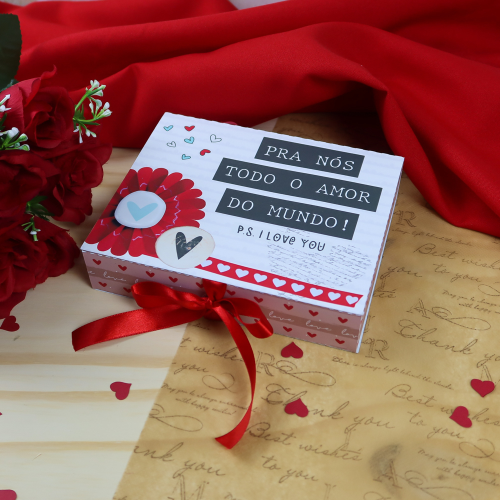 Caixinha de Bis Personalizada Dia dos Namorados - Bis do Nosso