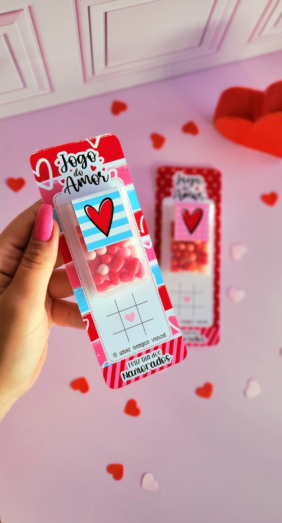 Card Jogo do Amor com Tic Tac - Dia dos Namorados