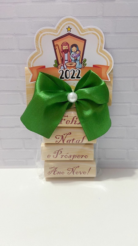 100 Caixa Bis Personalizado Para Natal