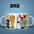 Remera + taza de cerámica ARG CAMPEÓN - comprar online